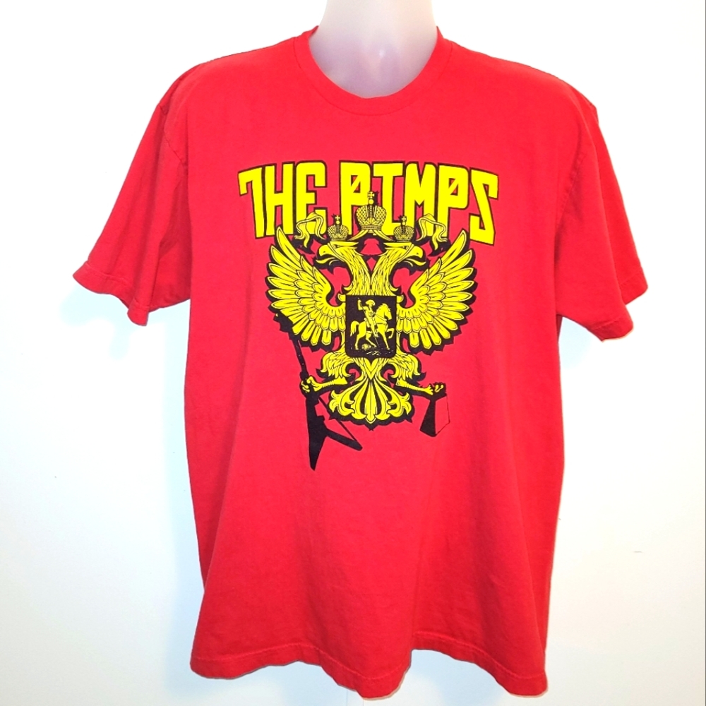 Vintage The Pumps Thank God Im A Atheist Band T Shirt Size Xl